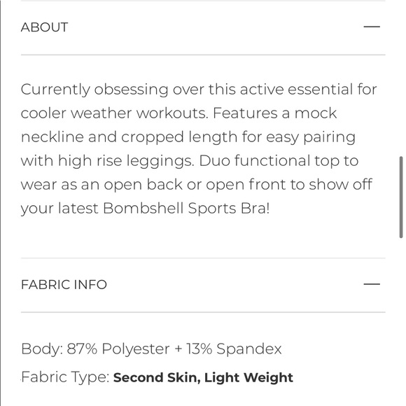 COMBO PULLOVER BLACK SIZE M NWOT BOMBSHELL - Picture 7 of 7